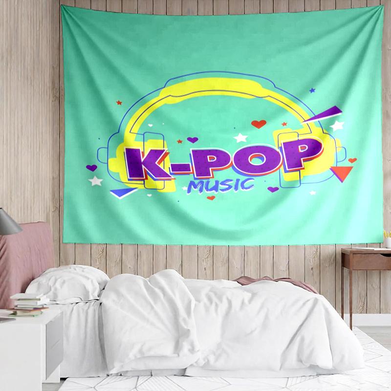 Kpop Wall Hanging Tapestry Wall Cloth Tapestries Decor Wall Bedroom Decoration