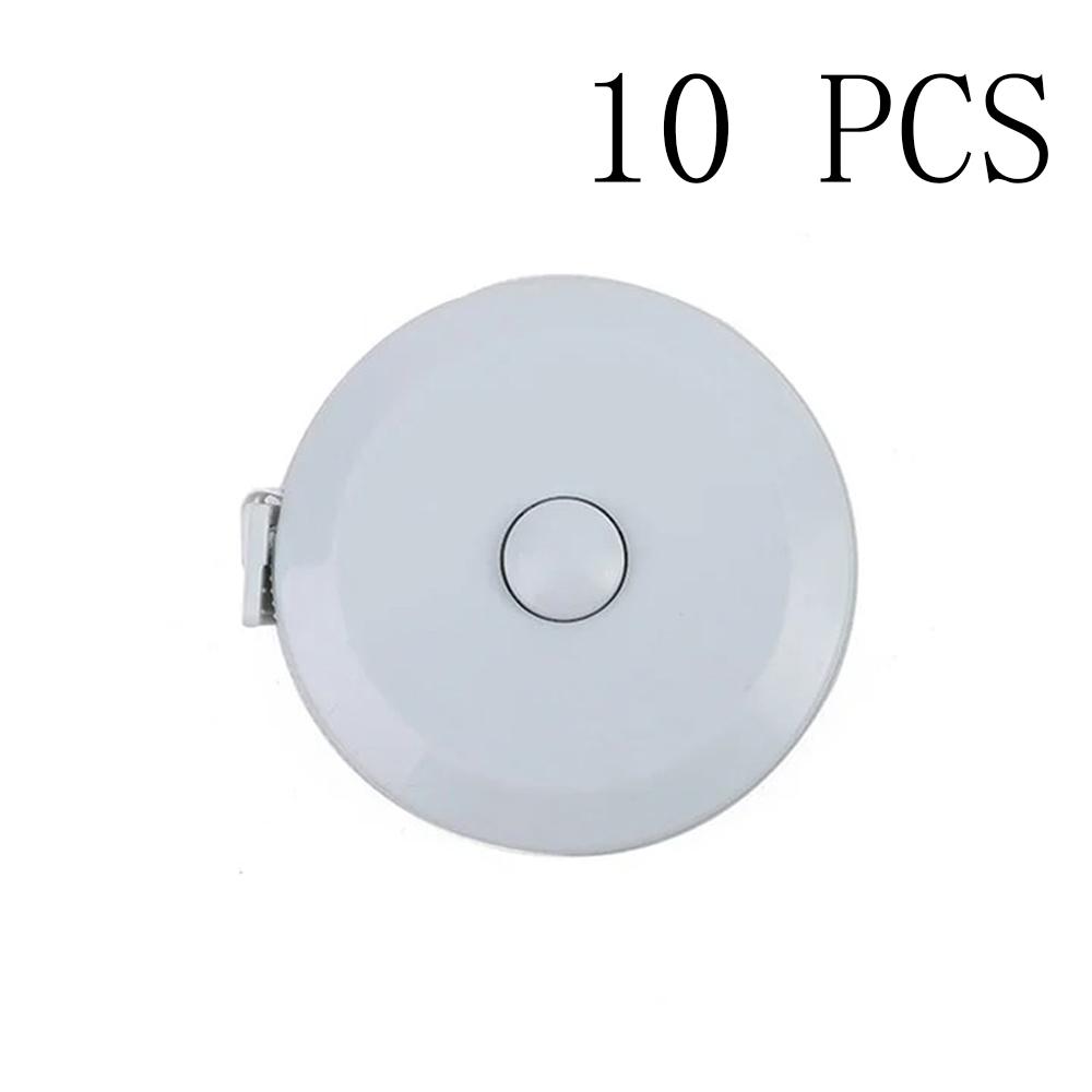 1PC/15PCS 1.5m Small Tape Measure Portable Student Soft Leather Three Measurement Clothes Automatic Recycling