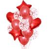 14Pcs Multi Confetti Balloon Happy Birthday Party Balloons Rose Gold Helium Ballons Boy Girl Baby Shower Party Supplies