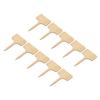 10pcs Plant Labels Bamboo Material Easy Writing 1/8 In Thickness Decorative Garden Markers for