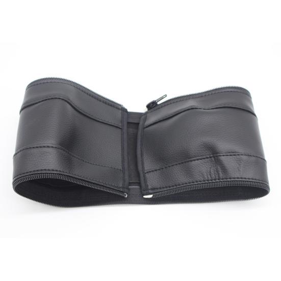 

Детская коляска из искусственной кожи, подлокотник, ручка для инвалидной коляски, защитный чехол на молнии чёрный