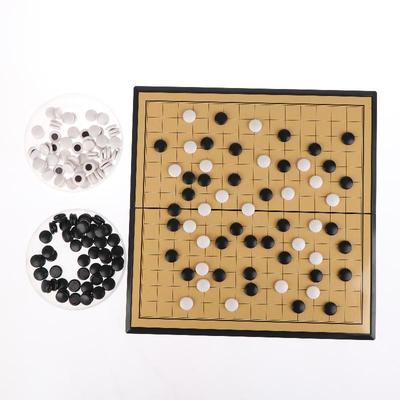 Chinese Old Board Game Weiqi Checkers Folding Table Go Chess Set Chess Game Toy Gifts Plastic Go Game