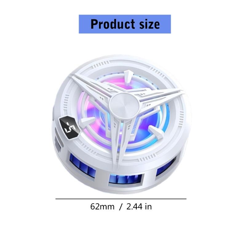 Handykühler, Mobiltelefonkühler mit Halbleiter-Kühlchip für Live-Streaming, Outdoor-Vlog, Mobile Games