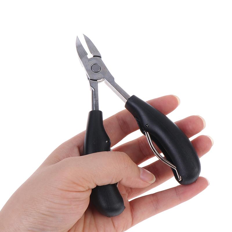 Ingrown Toenail Clipper Stainless Steel Sharp Curved Jaw Cutter Anti Slip Handle Pedicure Tool For Home Salon Foot Nail Trimming