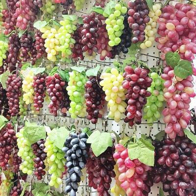 New! Artificial Fake Grape Lifelike Fruits Home Decorative Grape Photography Props For Wedding Party