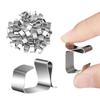 50 Metal Gutter Clips For Hanging Outdoor String Lights. Design Perfect For Christmas, Halloween & Seasonal Decorations