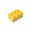50 Stück DIY Bausteine 2*3 Noppen Dicke Figuren Steine 2x3 Noppen Pädagogisch Kreativ Größe Kompatibel Mit 3002 Spielzeug für Kinder