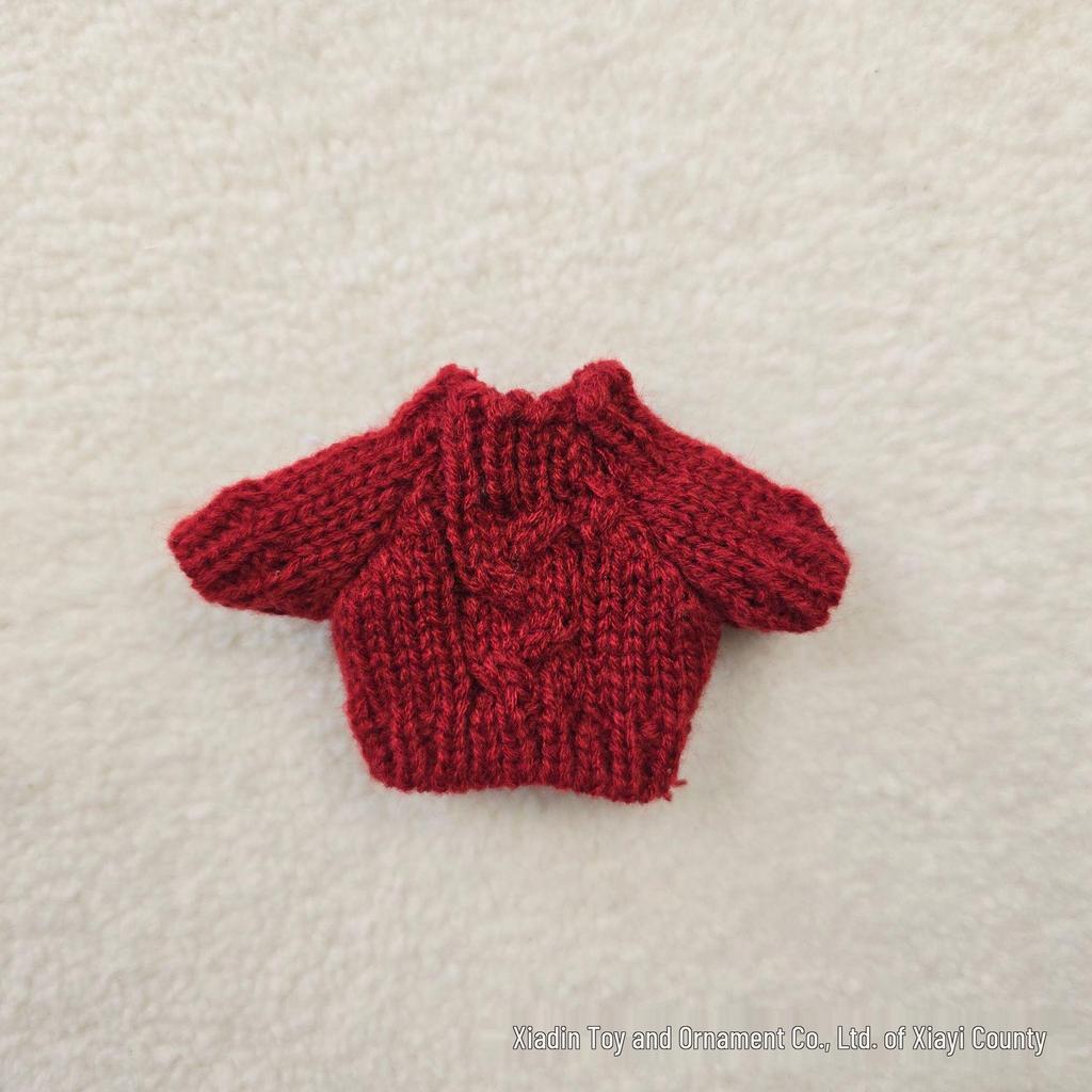 10cm West Highland Hund Baby Docka Bomull Ersättning Tröja