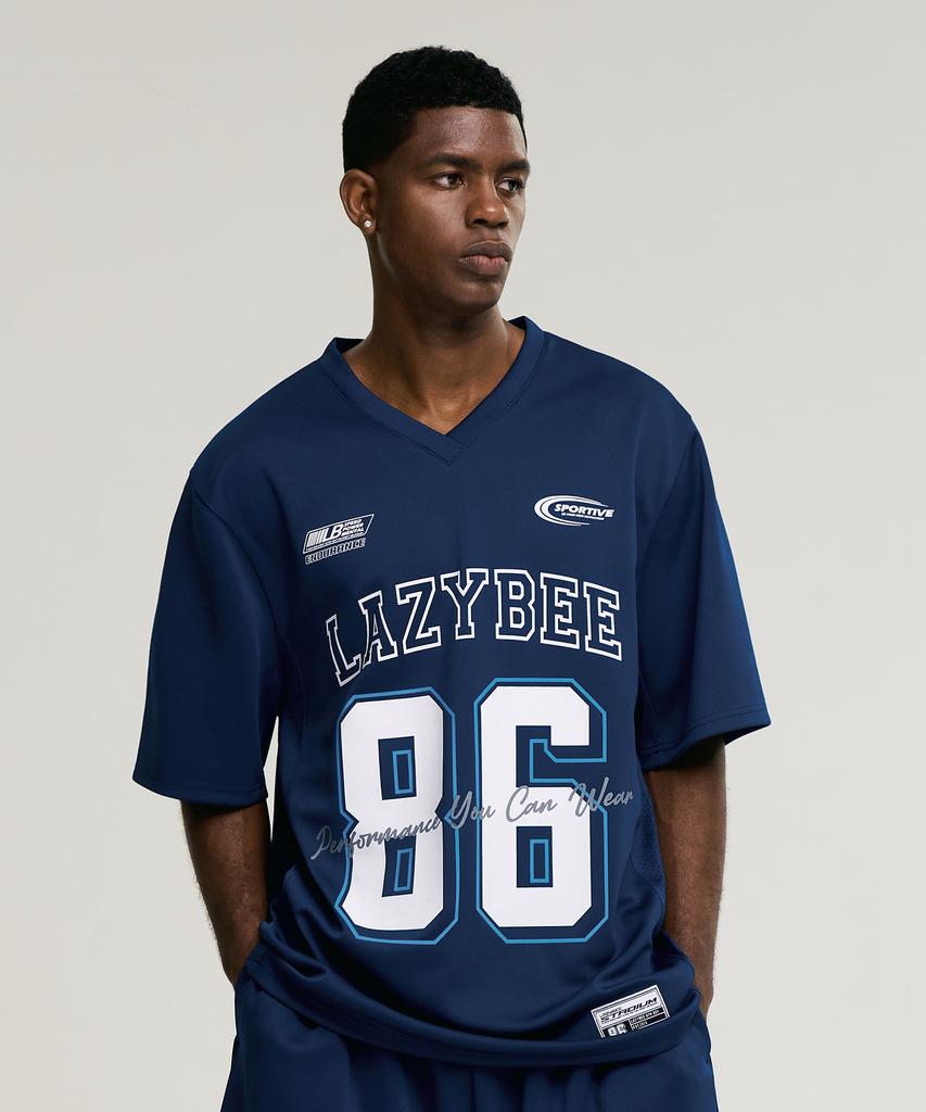 Leijibi Mixed Mesh Jersey Oversized Short Sleeve M (4 Colors)
