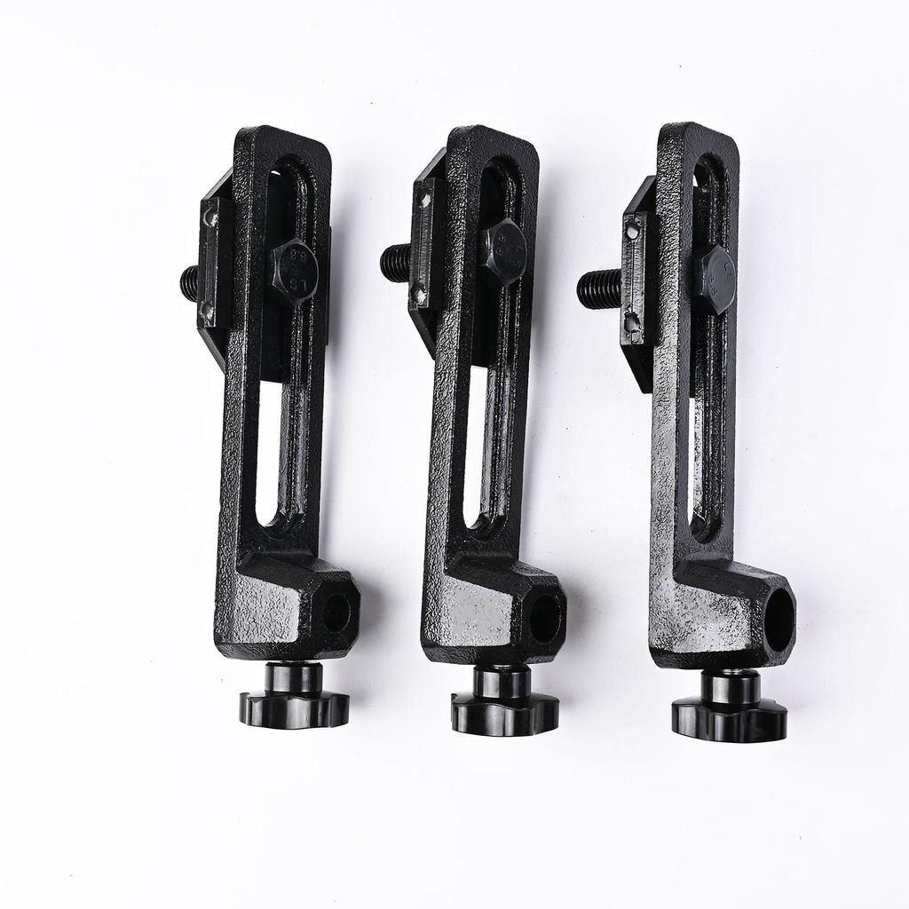 Square Round Hole Lathe Tool Holder - Cast Iron Base