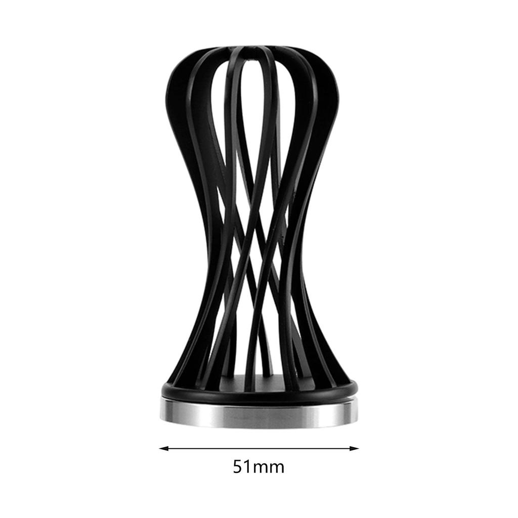 Espresso Hand Tamper Distributor Leveler Coffee Ground Press Tool Stainless Steel
