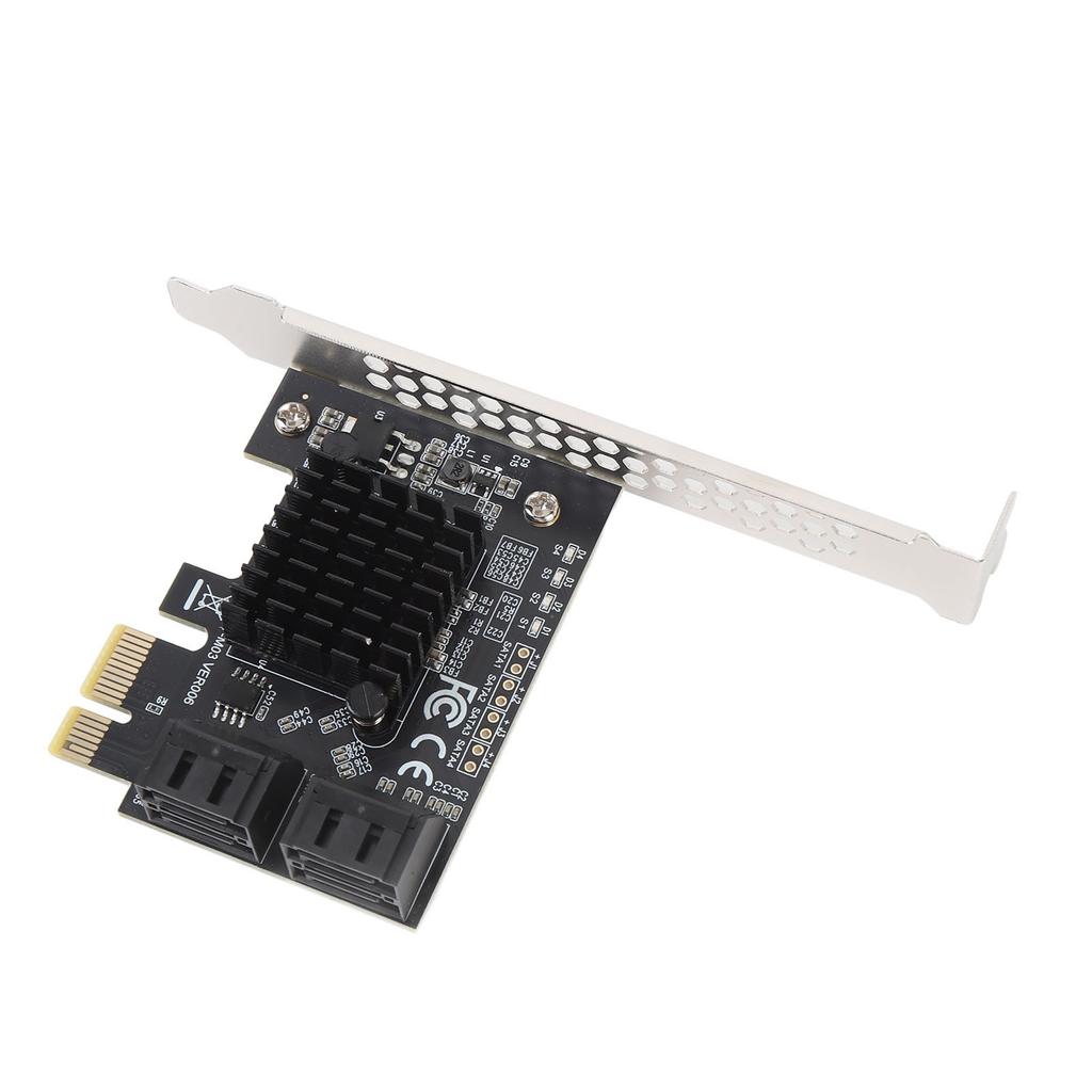 PCIE Serial ATA 3.0 Expansion Card 88SE9215 Chip 4 Port 6 Gbps Adapter Card Hard Disk Conversion Card