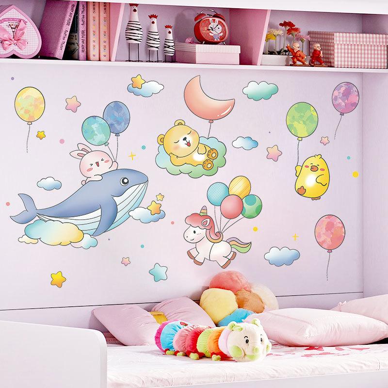 

Мультяшные наклейки на стену обои самоклеящиеся украшение стены детской комнаты живопись детская комната XY9051 Extra large