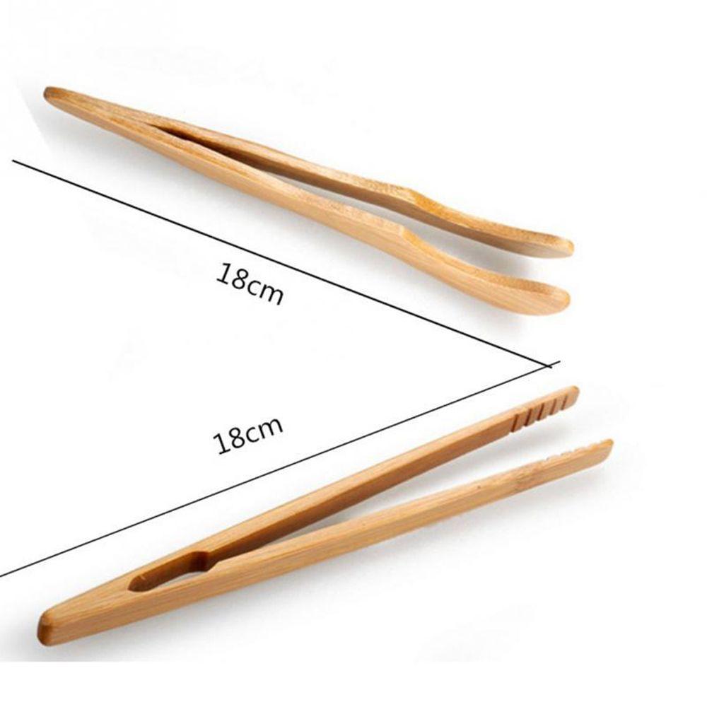 Cooking Utensil Tong Kitchen Tool Tweezer Salad Clip Bamboo Wood Tea Tongs