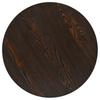 Vidaxl Stolik Bistro Z Mdf, Stalowa Podstawa, 60X75 Cm, Ciemny Jesion