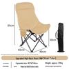 KarLot Outdoor High-Back Moon Chair & Folding Table Set