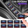 Bilknappklistermärken Instrumentpanel Konsol Etiketter Dekaler Självhäftande Dekorationer För Ford Ranger Focus Kuga Mustang Mondeo