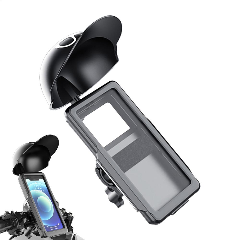 Motorcycle Phone Mount Biking Sun Hat Bracket Cell Phone Mount Stand For Women Men Riding Motorcycles Bicycles Scooters