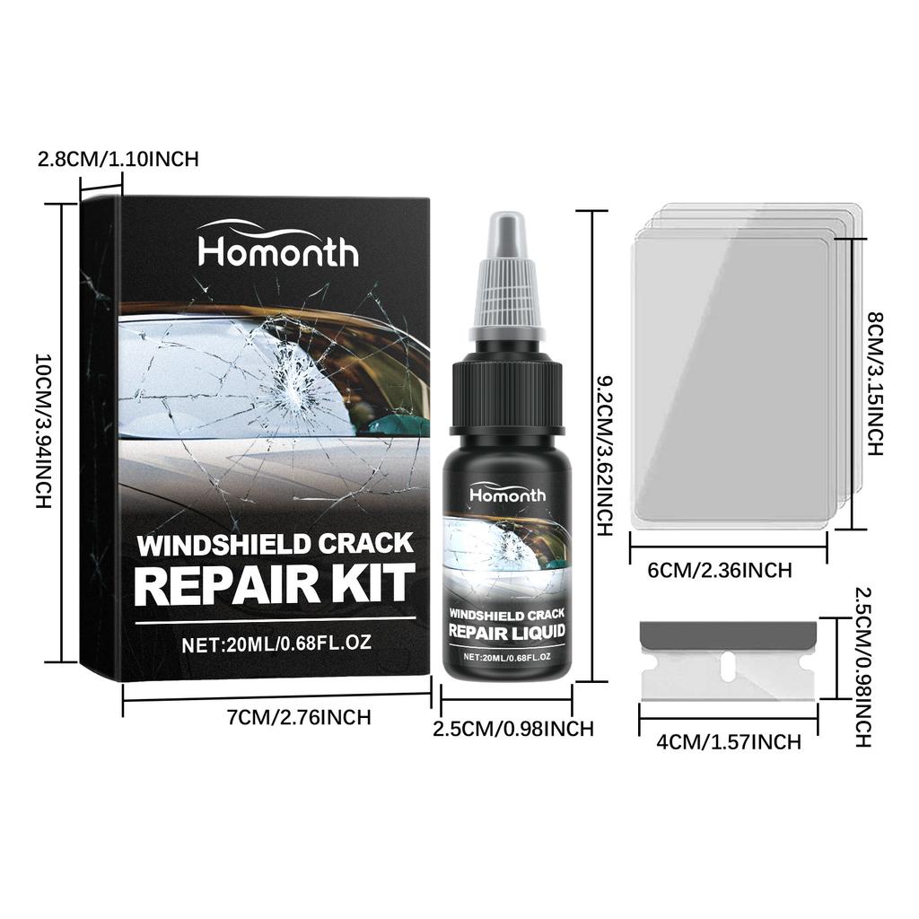 Car Windshield Windscreen Glass Repair Nano Kit Auto Vehicle Casement Fix Tool Repair Window Cracks Car Maintenance Tools