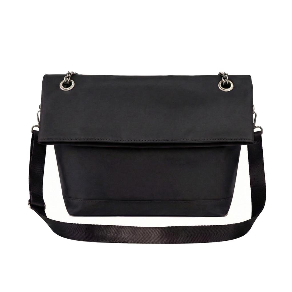 New folding bucket bag, casual messenger bag, portable shoulder small bag, simple and versatile foreign gas bag