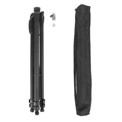 2 Meter Level Tripod with Bubble 360 Degree Rotating Aluminum Camera Support Stand with Slope and 1/
