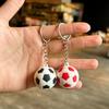 World Cup soccer keychain, soft PVC, personalized bag charm, realistic accessory for events