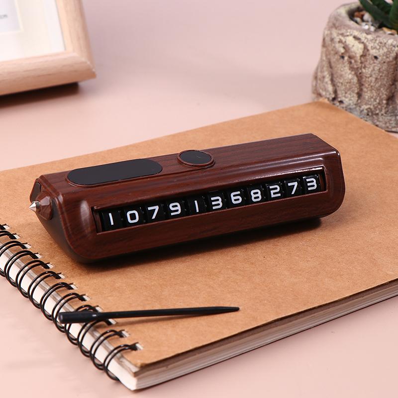 Temporary Parking Permit Car Phone Number Plate Lady Style Free Shipping Automobile Parts And Accessories