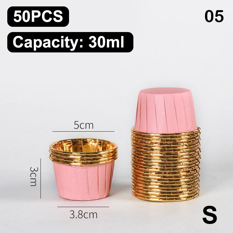 50Pcs Muffin Cupcake Paper Cup Oilproof Cupcake Liner Baking Cup Tray Case Caissettes Cupcake Wrapper Paper Wedding Party