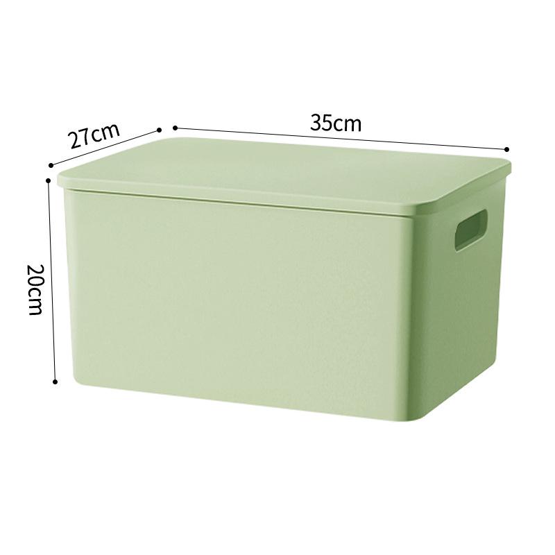 Plastic Storage Box with Lid - Ideal for Clothes, Snacks, and Sundries