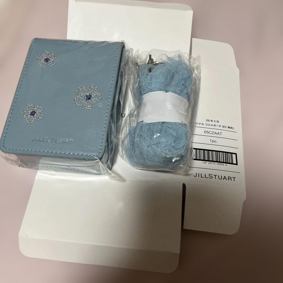 [USED] Jill Stuart Something Pure Blue Bonus: Original Cosmetic Pouch