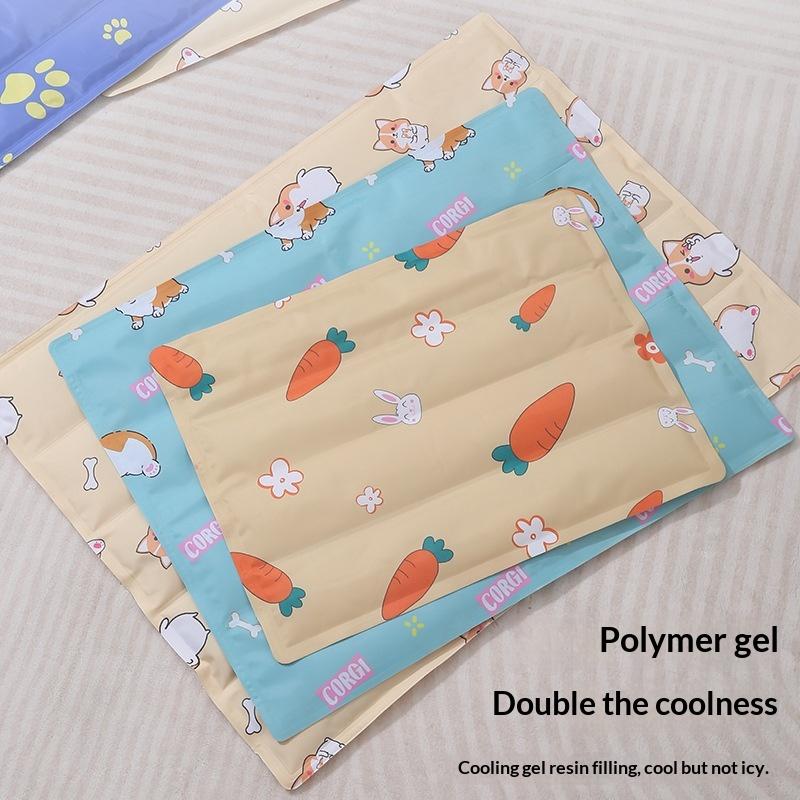 Reusable Pet Cooling Mat Waterproof Gel Pad For Dogs And Cats Summer Non Toxic Cool Bed Mat