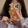 Cartoon Cute Love Balloon Bear Phone Case Compatible for iPhone 14 13 12 Pro Max 11 Silicone Protective Cover