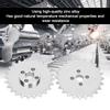 2pcs 24Tooth Sprockets Zinc Alloy Toothed Chain Gear Industrial Robot Parts 52mm X 6.8mm