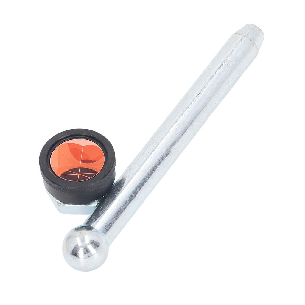 Total Station Prism with 16cm Pole Optical Glass Prism Surveying Tool for Railway Tunnel Mine Steep