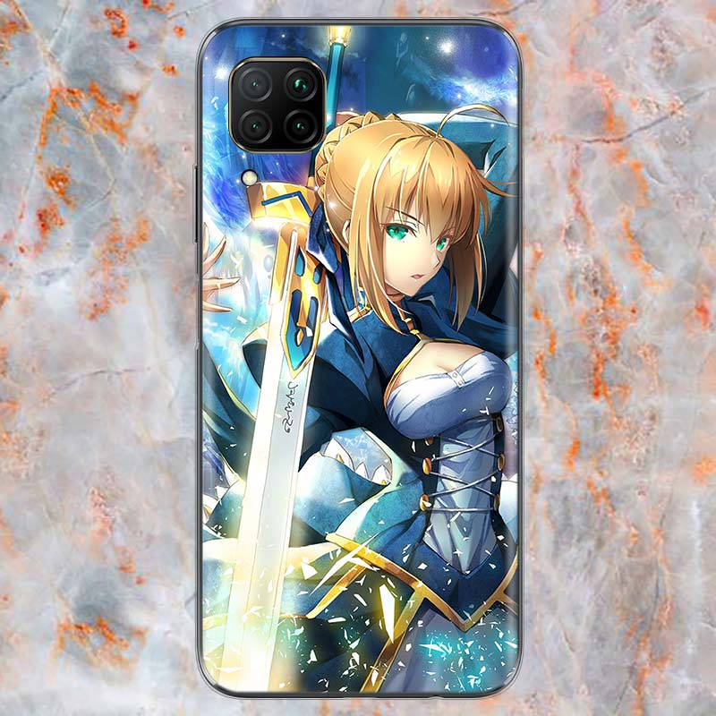 Fate Zero Stay Night For Huawei Mate 40 30 20 20X 10 RS P Smart 2021 2020 Z S Pro Plus Lite 2019 Phone Case Shell
