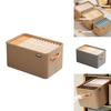 Modern Minimalist Fabric Storage Bin With Foldable Design For Clothing And Toy Organization