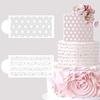 10 Pcs Cake Stencils Cake Templates Set Floral Plant Wedding Icing Stencils Irregular Geometry Lace Cake Molds Cookie Dessert Buttercream Decorating
