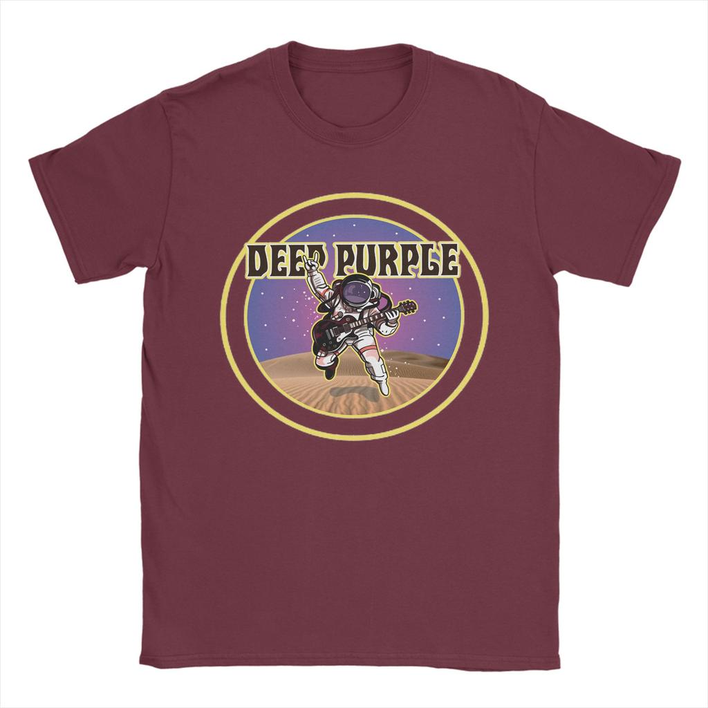 Unisex Band Deep Purple Art T Shirt Cotton Clothing Humorous Short Sleeve Crew Neck Tee Shirt Original TShirts