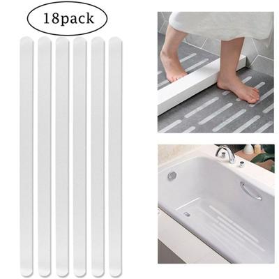 Non Slip Bath Stickers 18pcs, Safety Shower Treads Strips, Bathtub Anti-Slip Stickers, Anti-Skid Tape For Shower