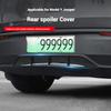 Carbon Fiber Pattern ABS Rear Car Spoiler Protector Guard For Tesla New Model Y Juniper Launch 2025 2026-UP Cover Accessories