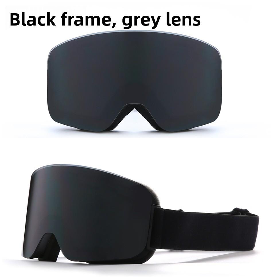 Comprehensive REVO True Film Ski Glasses Double-layer Anti-fog and Anti-snow Blindness Goggles Snow Goggles Card Myopia/HX16