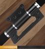 Adjustable Silent Hydraulic Door Closer with Concealed Double Leaf Hinge - Automatic Closing, 5-inch/6-inch Positioning