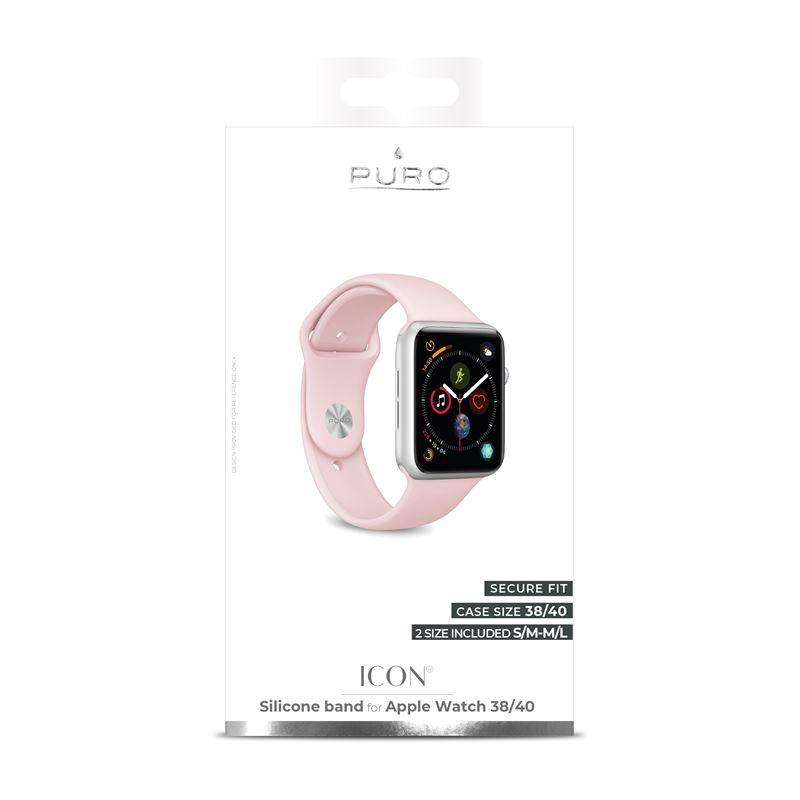 Puro icon apple ремешок для часов розовый силиконовый ремешок  (aw40iconrose) купить недорого — выгодные цены, бесплатная доставка,  реальные отзывы с фото — Joom
