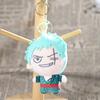 Yousheng Cute Anime Character Plush Keychain, Soft Cartoon Reindeer Stuffed Animal Pendant, Straw Hat Crew Inspired Key Ring for Bag Backpack, Gift