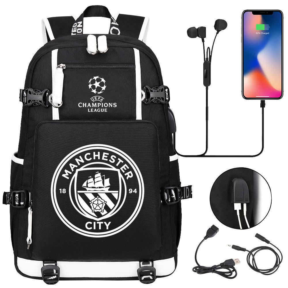 Large-Capacity General-Purpose Schoolbag Around The Football Club, Youth Trend Leisure Travel Bag