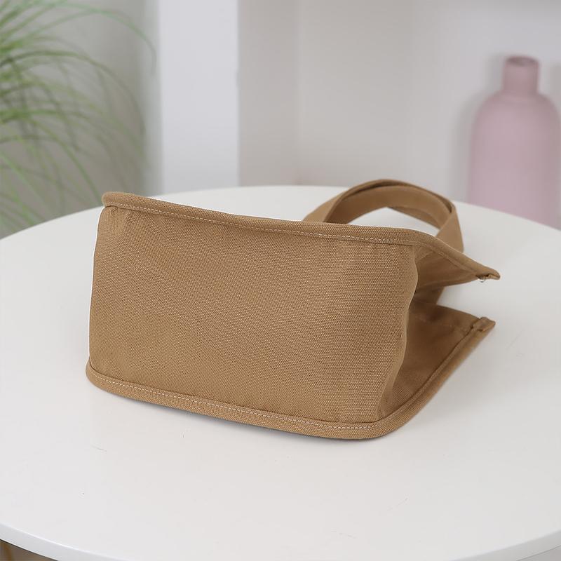 Canvas Lunch Bag Classic Bear Lunch Box Storage Handbag Multifunctional