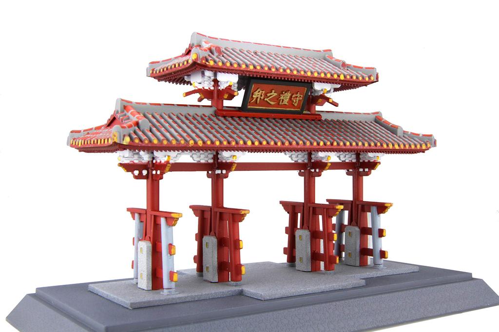 Fujimi Model Building Series No. 30 1/100 Shuri Castle Shureimon Gate Building-30