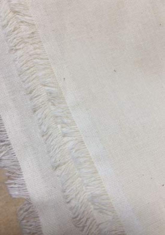 Horiuchi Sheeting Fabric for Solid Standard Type NEW2003 in 97cm Wide x No Starched (Gray) Basting, Pattern, Off-White, 100% Cotton, (Made Japan),