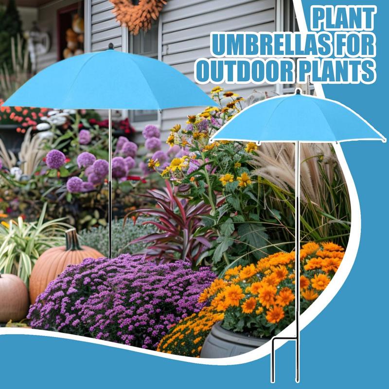 Plant Umbrellas for Outdoor Plants Garden Umbrella Shade Portable Parasol Foldable Shade for Poolside Plant sunshade cover CN