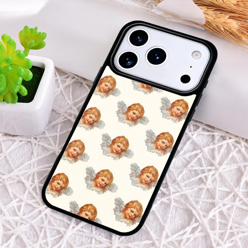 Renaissance angels Cute Lovely Shockproof Phone Case for iPhone 17 Air 16e 15 11 12 14 13 Pro Max Cover Coque